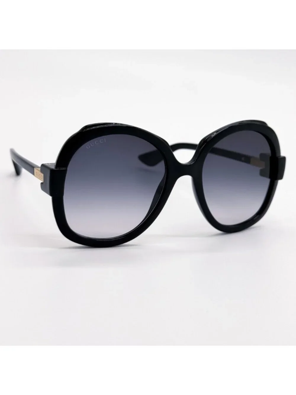 New Gucci Black Oversized Women Sunglasses GG1432S 001